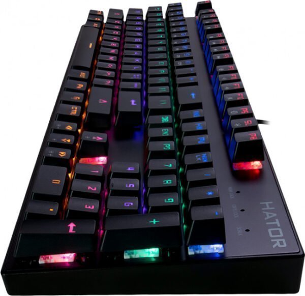 Клавіатура, Hator Starfall ENG/RUS USB, Blue ( Gaming ) - Зображення 3