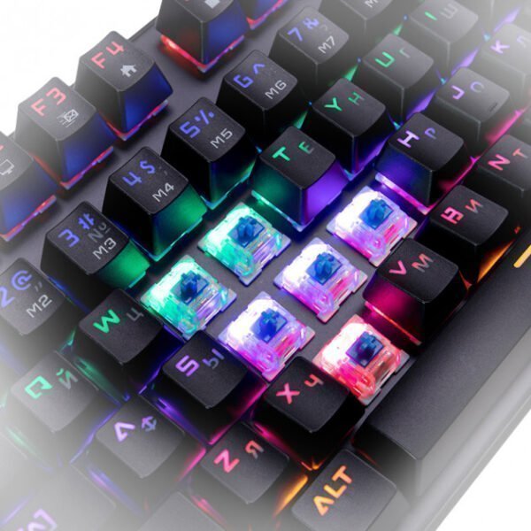 Клавіатура, Hator Starfall ENG/RUS USB, Blue ( Gaming ) - Зображення 4
