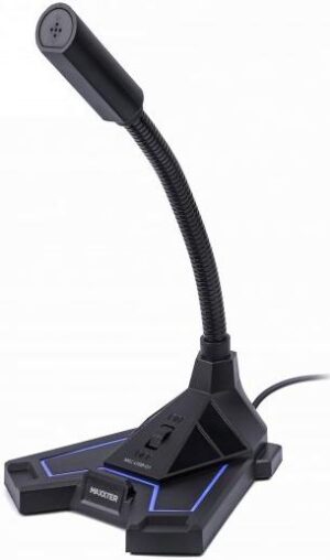 Мікрофон настільний Maxxter Ghost Sound, Black