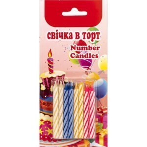 Свічка в торт набір