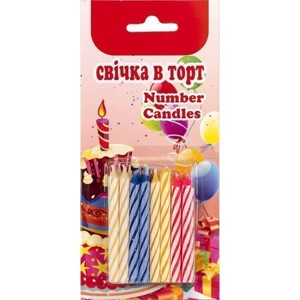 Свічка в торт набір