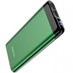 Батарея зовнішня Power Bank Borofone BJ10 Golden Armor Metal Digital Display 10000 mAh