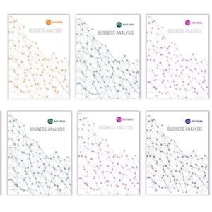Книга канцелярска А4, 96 арк мягка обкл. "Business Analysis", Мицар