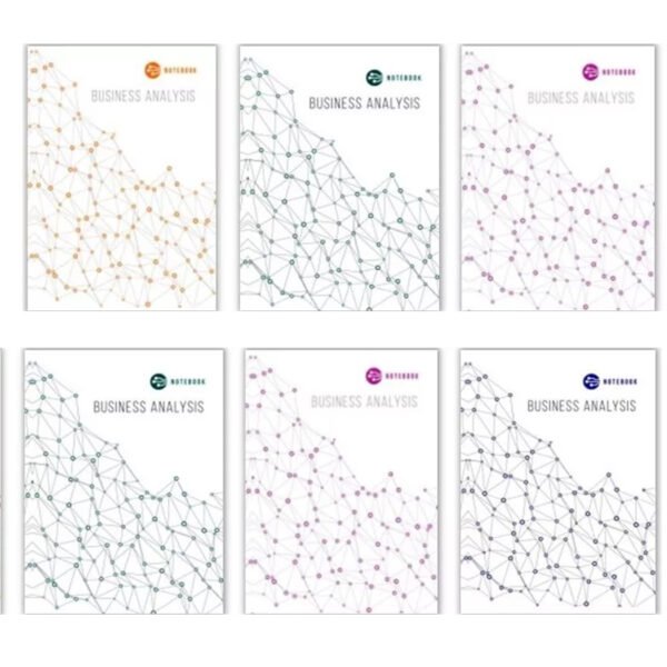 Книга канцелярска А4, 96 арк мягка обкл. "Business Analysis", Мицар
