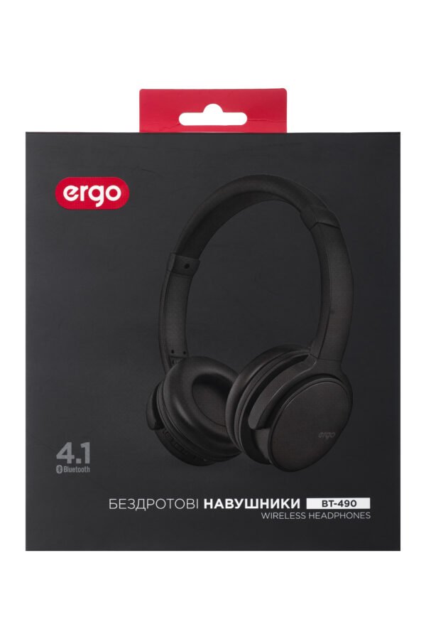 Гарнітура Bluetooth ERGO BT-490 Black - Зображення 7