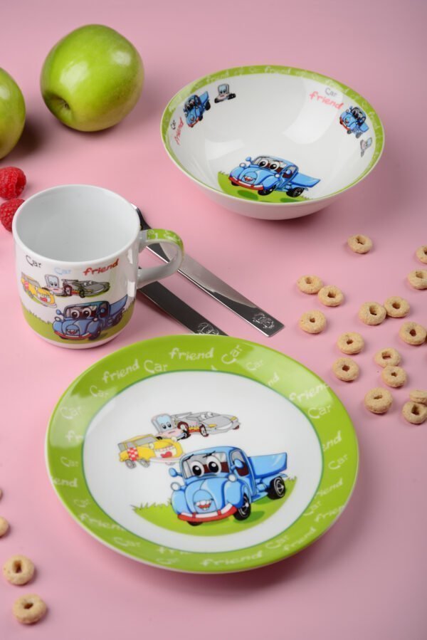Набір посуду дитячий LIMITED EDITION CARS 1 / 3 пр. короб - Зображення 3