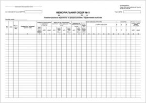 Меморіальний ордер 8