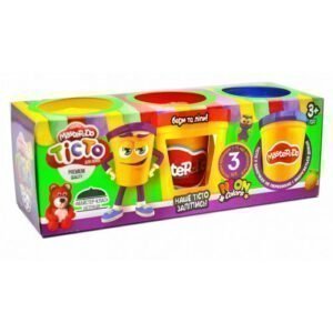 Тісто для ліпки, 3 кольори, 200 г, 3 банки, "Master Do", Danko Toys