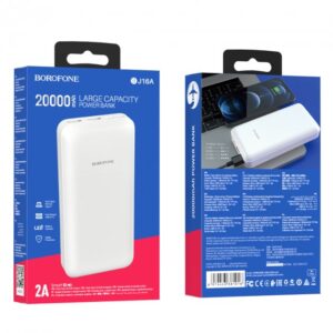 Додаткова батарея Power Bank BOROFONE BJ16A 20000mAh, (2USB, 2A)