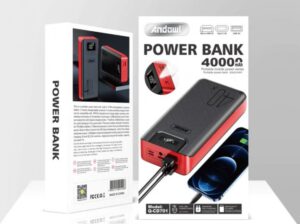 Батарея універсальна LED 40000mAh (2USB/Type-C, PD/QC, 5A/22.5W)