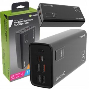 Додаткова батарея Power Bank Tracer TRABAT47062, 30000mAh QC3.0