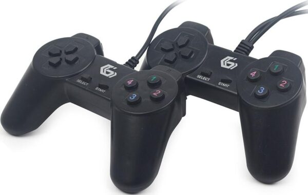 Геймпад Gembird JPD-UB2-01 USB Twin Black