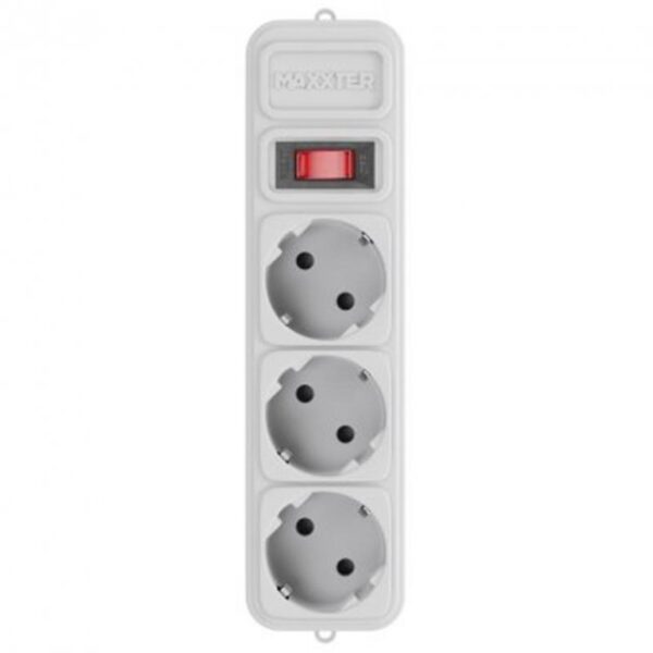 Подовжувач: 220V Maxxter SPM3-G-10G, 3m, 3 розетки