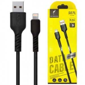 Кабель SkyDolphin S07L TPE High Elastic Line USB - Lightning 2.4A/1m