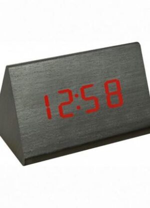 Настільний годинник з будильником біл./чор. VST-864-4
