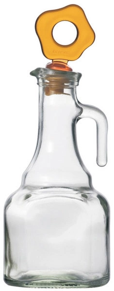 Пляшка для олії, 275 мл, скляна, з ручкою та кришкою, "Milas", HEREVIN