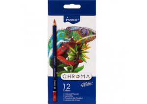 Олівці кольорові Marco Chroma 12 кольорів