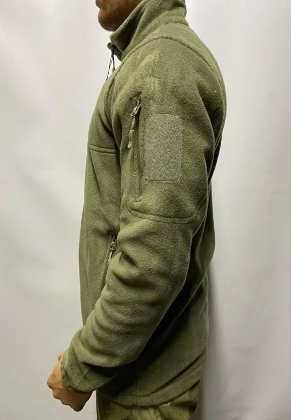 Кофта флісова військова ОЛІВА SOLDIER Salute - Зображення 2