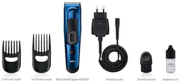Набір із машинкою для підстигання волосся BRAUN HairClip HC5030 - Зображення 3