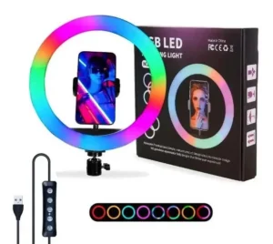 Кільцева лампа RGB MJ30 30cm