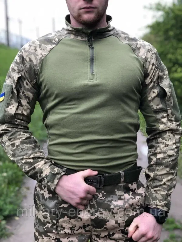 Військова сорочка UBOX довгий рукав Піксель ЗСУ