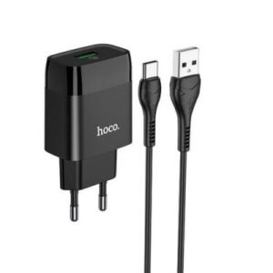 Мережевий зарядний пристрій Hoco C72Q (QC3.0) 1USB/3.0A + Type-C