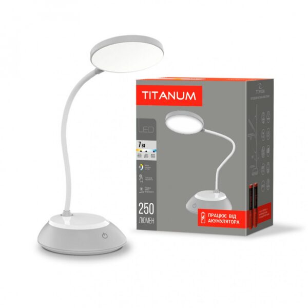 Лампа TITANUM TLTF-022G 7W аккумуляторна - Зображення 2