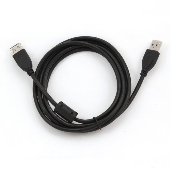 Кабель USB 2.0 (AM/AF) 1,8м, Cablexpert з феритом - Зображення 2