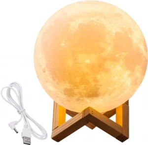 Нічник 3D MOON 15.5см.2174 з пультом