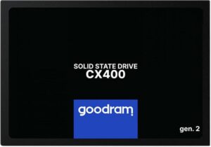 Накопичувач SSD: 512 Gb (2.5") Goodram CX400 Gen.2 SATA III (R/W: 550/500 Mb/s) 3D TLC