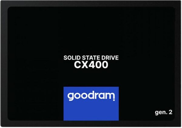 Накопичувач SSD: 512 Gb (2.5") Goodram CX400 Gen.2 SATA III (R/W: 550/500 Mb/s) 3D TLC