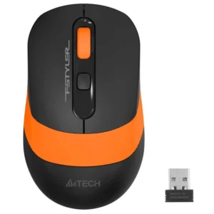 Миша A4 Tech FG10 Wireless, Black/Orange