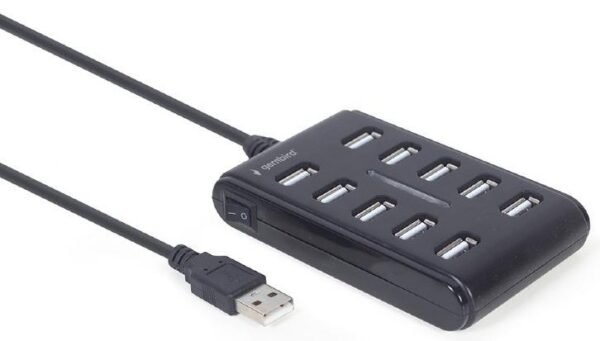 Хаб USB 2.0 10 Ports Gembird UHB-U2P10P-01 - Зображення 2