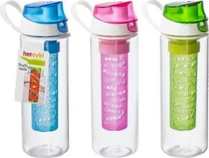 Пляшка HEREVIN Fruit MIX BGP з інфузером 0.65 л д/спорту