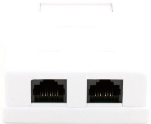 Розетка зовнішня Atcom UTP 5e 2-порта RJ45