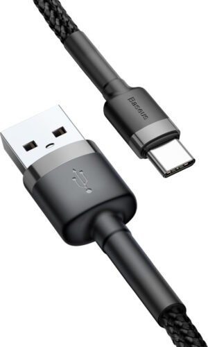 Кабель Baseus Cafule USB - Type-C 3.0A/1m (CATKLF-BG1)