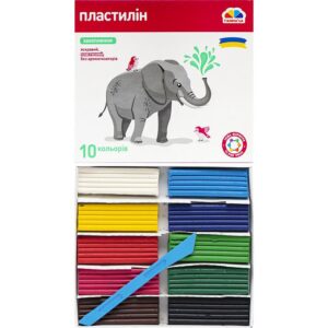 Пластилін "Захоплення" 10 кольорів, 160 г "Гамма"