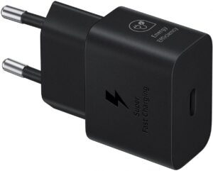 Мережевий зарядний пристрій Samsung EP-T2510NBEGEU, 1xType-C, PD, 25W, Black
