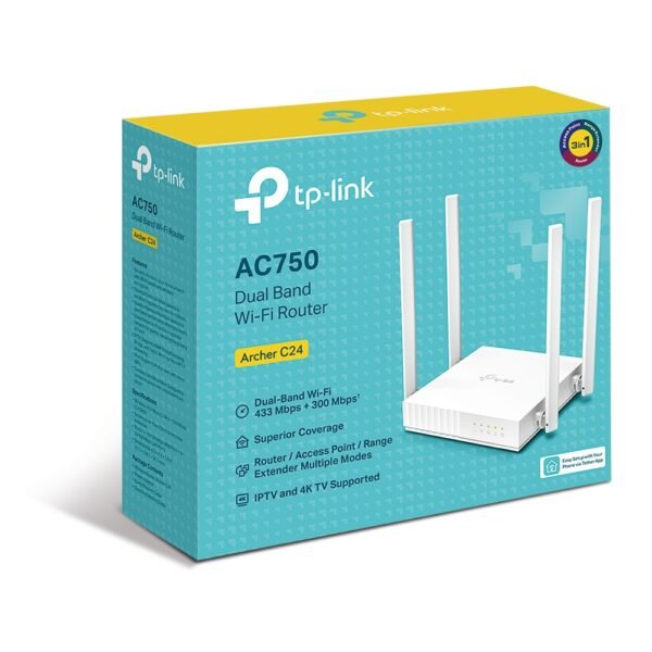 Роутер Wi-Fi TP-Link Archer C24 - Зображення 4