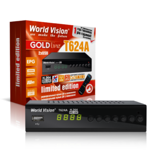 Тюнер T2 WorldVision T624A