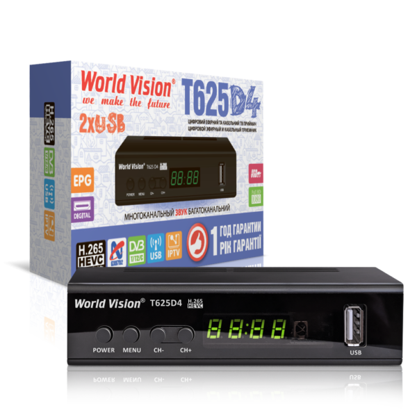 Тюнер World Vision T625D4