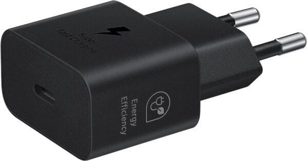 Мережевий зарядний пристрій Samsung EP-T2510NBEGEU, 1xType-C, PD, 25W, Black - Зображення 4
