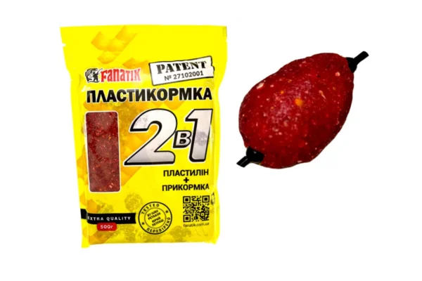 Прикормка-ПЛАСТИЛІН ФАНАТІК Фідер 0,5кг - Зображення 4