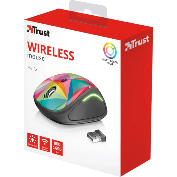 Миша Trust Yvi FX Wireless Geometrics - Зображення 5