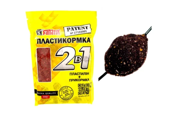 Прикормка-ПЛАСТИЛІН ФАНАТІК Фідер 0,5кг - Зображення 3