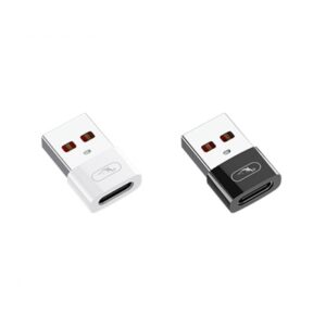 Перехідник SkyDolphin OT08 OTG USB - Type-C 60Mb/s (Білий)