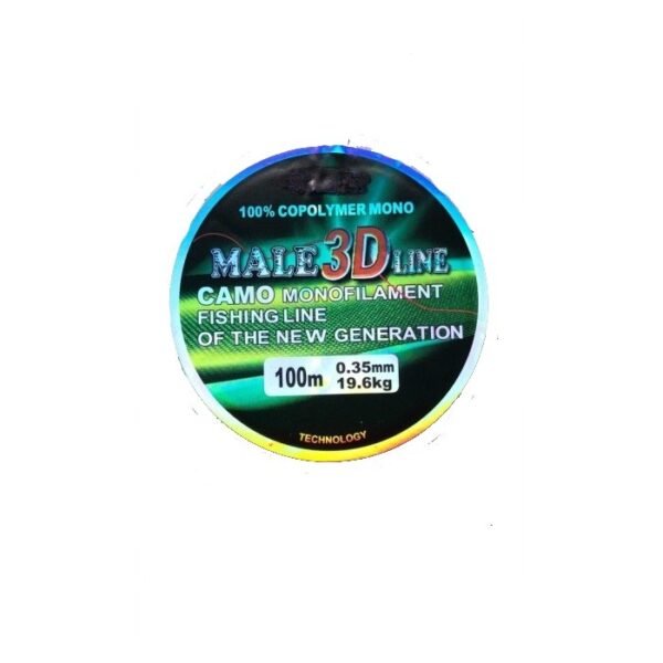 Волосінь Shark MALE 3D LINE100м в асортименті