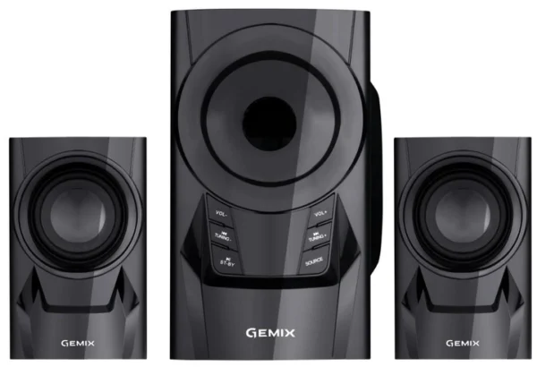 Акустична система Gemix (2.1) SB-150BT (30Вт + 2x15Вт) Bluetooth, Black
