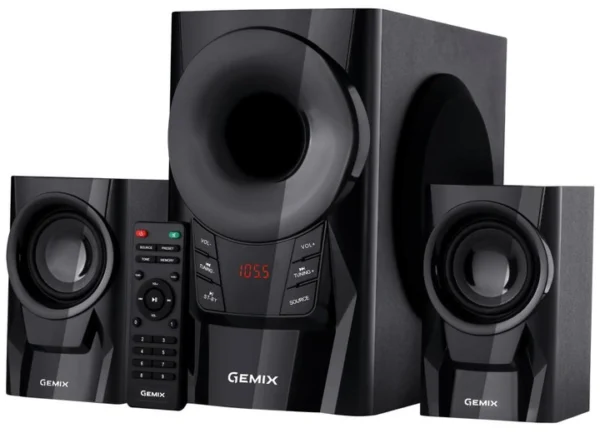 Акустична система Gemix (2.1) SB-150BT (30Вт + 2x15Вт) Bluetooth, Black - Зображення 2