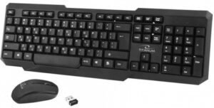 Клавіатура+миша, Esperanza TK108UA WirelessUSB Black, Retail